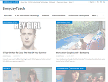 Tablet Screenshot of everydayteach.com